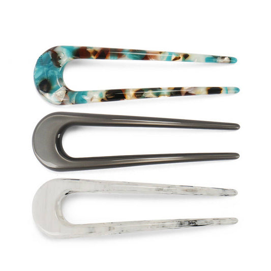 ACETATE SHEET 5MM THICK PLATE U SHAPE HAIRPIN_CWAHA4223