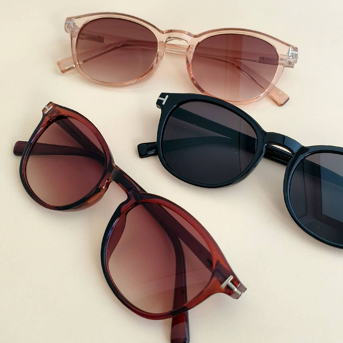 NEW FASHION RETRO ROUND FRAME SUNGLASSES