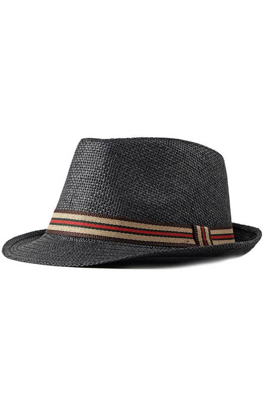 STRAW SUNSHADE BEACH FEDORA_CWAH057