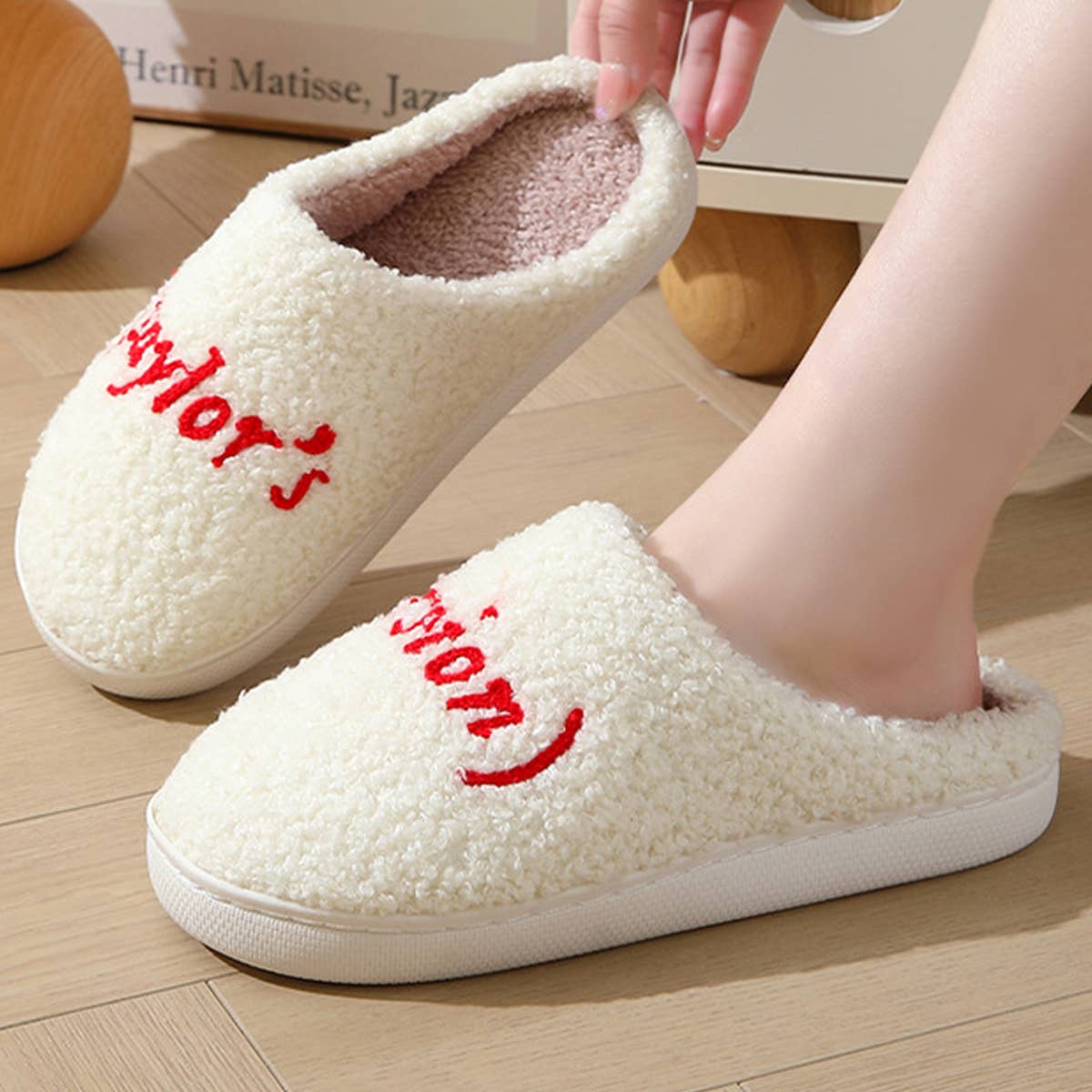 HOME WARM SOFT-SOLED COTTON SLIPPERS
