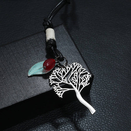 CREATIVE AND FASHIONABLE ALLOY HAPPY TREE NECKLACE