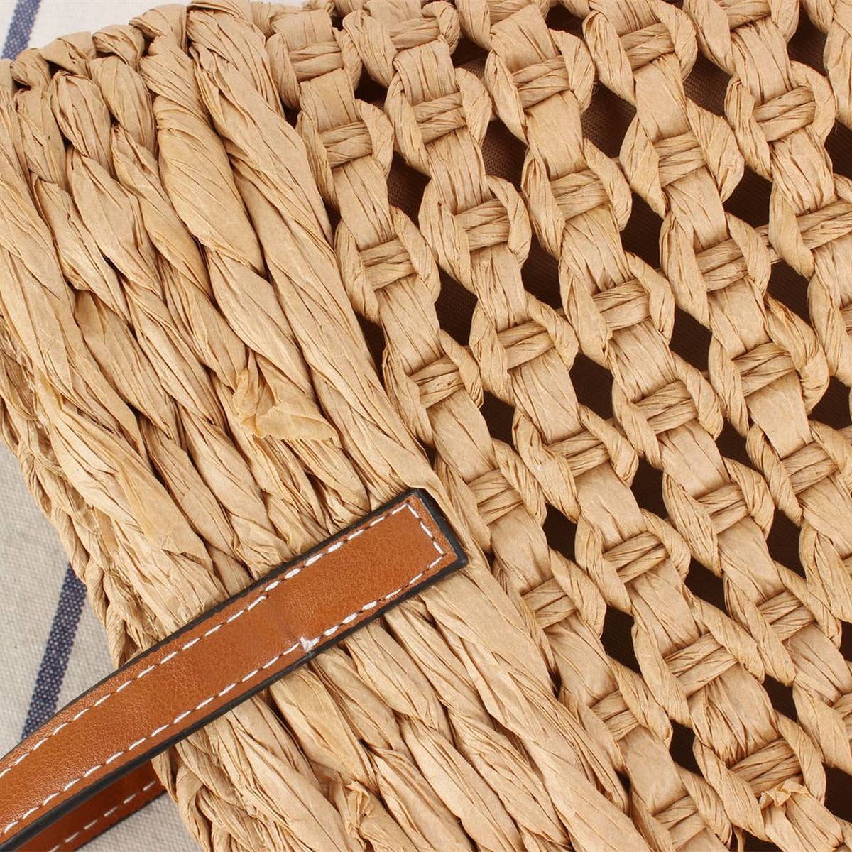 CASUAL HOLIDAY HOLLOW LARGE CAPACITY WOVEN BAG_CWAB2023