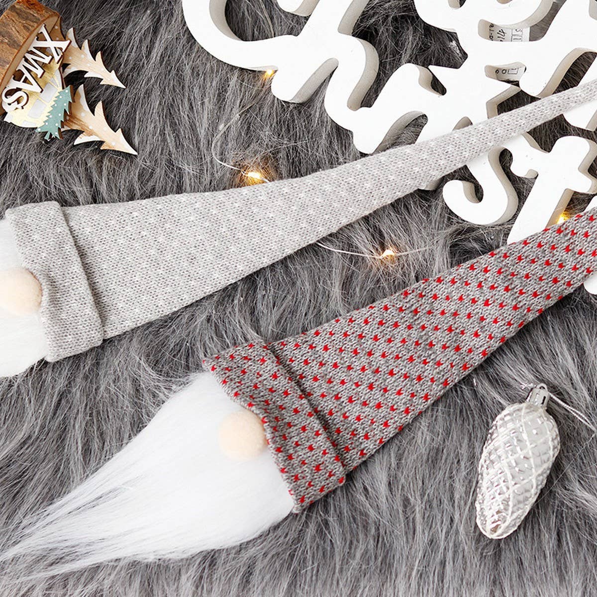 Faceless Doll Santa Wine Bottle Cover Bag_CWAJE05396