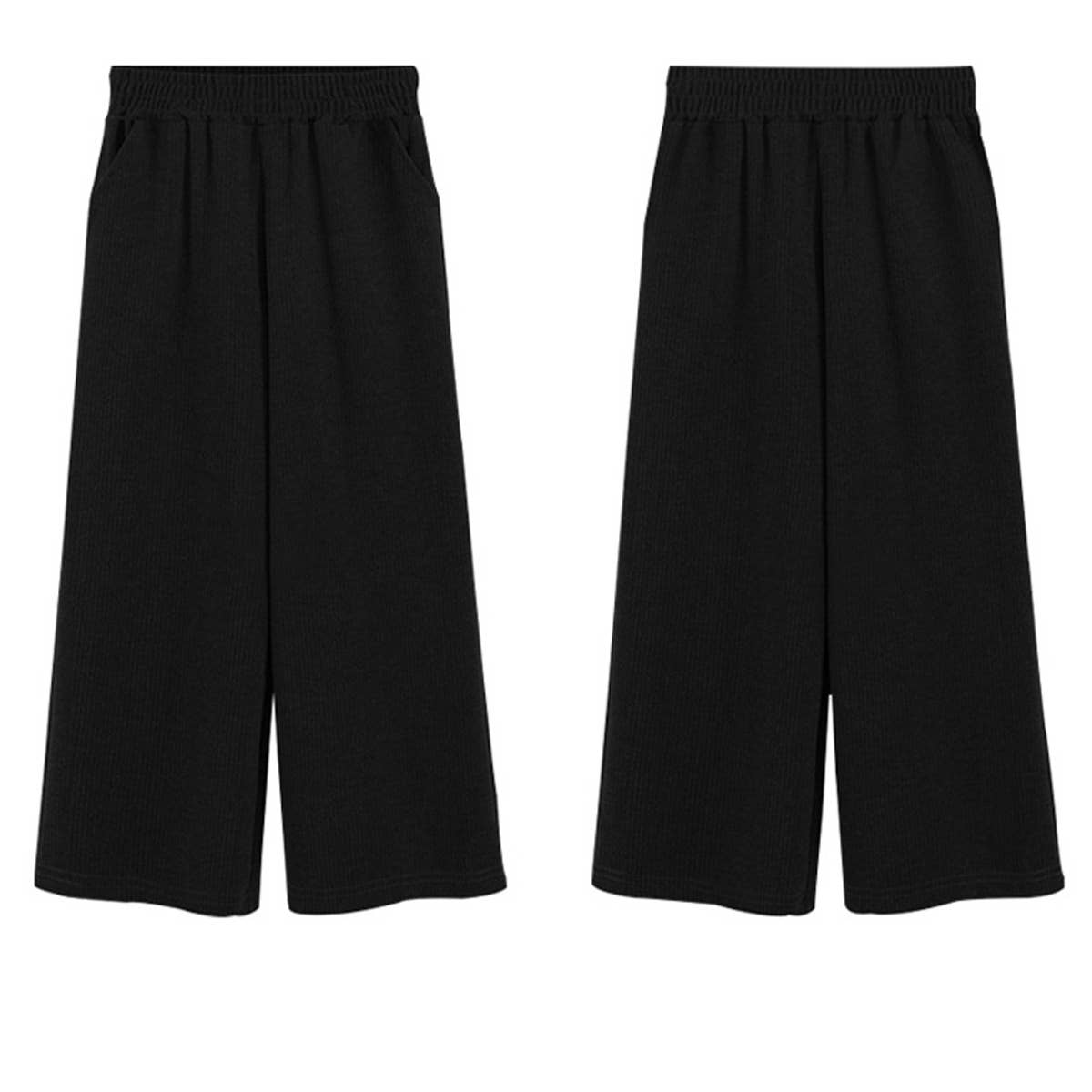 WOMEN'S WIDE-LEG PANTS WITH LOOSE, HIGH-WAISTED DRAPING