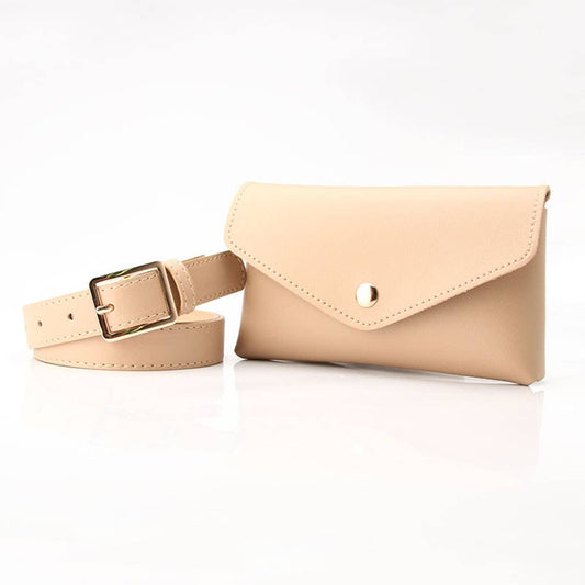 Versatile trendy fashionable belt mini waist bag