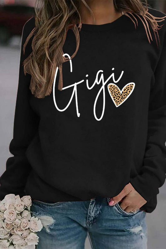 VALENTINE  LETTER PRINTED LONG SLEEVE SWEATSHIRT_CWTSTL0969