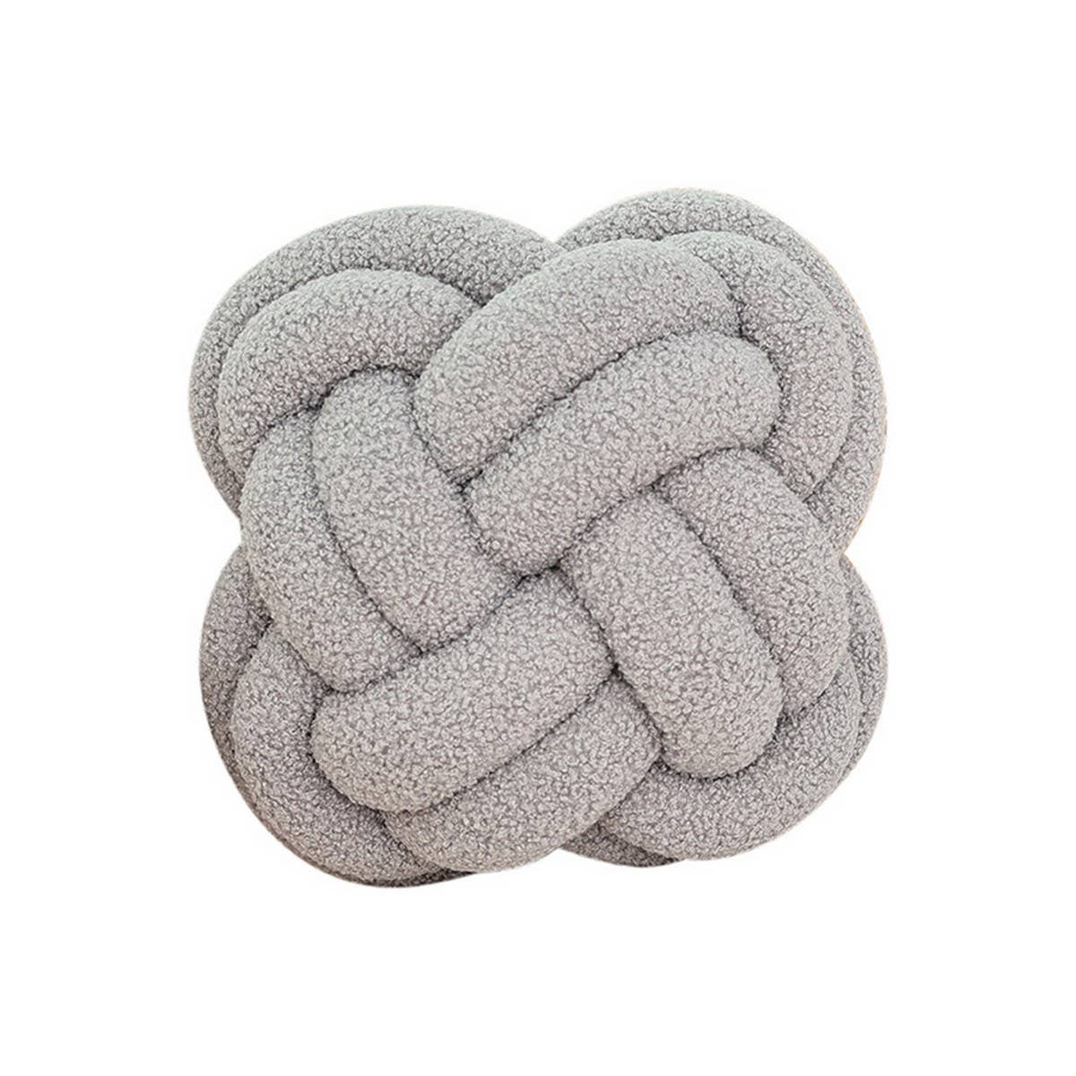 LAMB CASHMERE KNOTTED WOVEN PILLOW CUSHION_CWMM0861