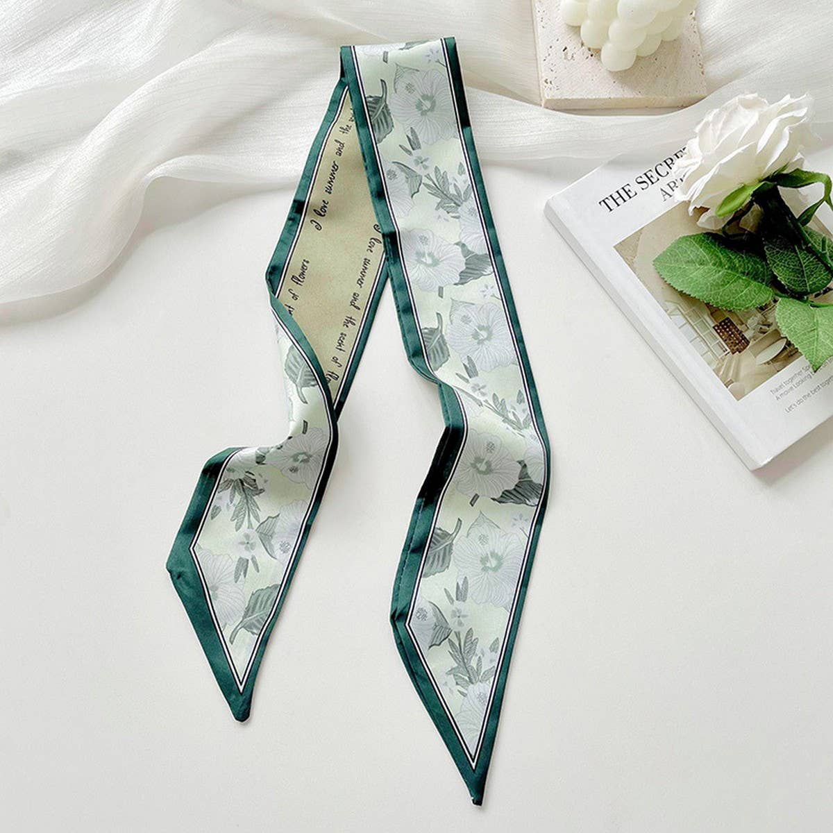 WOMEN VERSATILE PRINTED FLORAL HAIRBAND