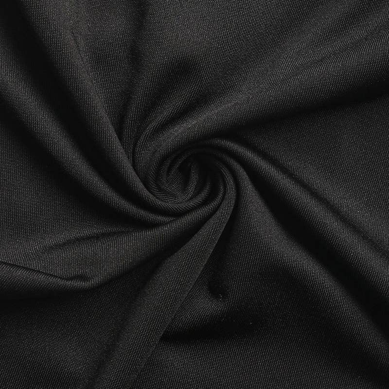 Patchwork puffed sleeve long-sleeved jumpsuit