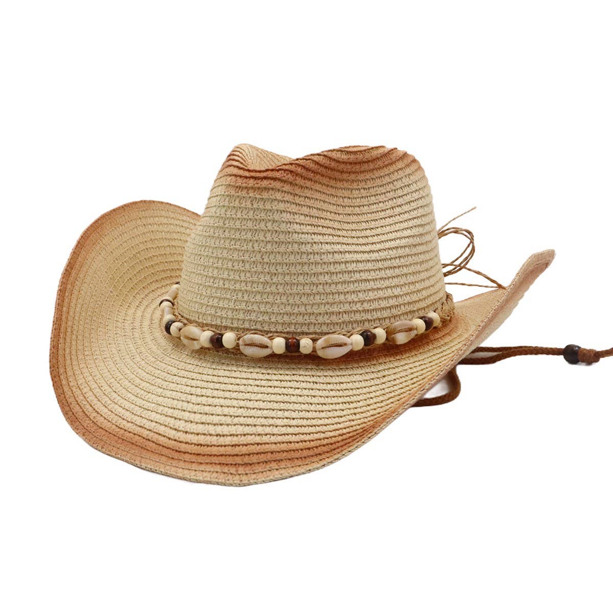 Western Cowboy Beach Hat with Sun Protection_CWAH04490