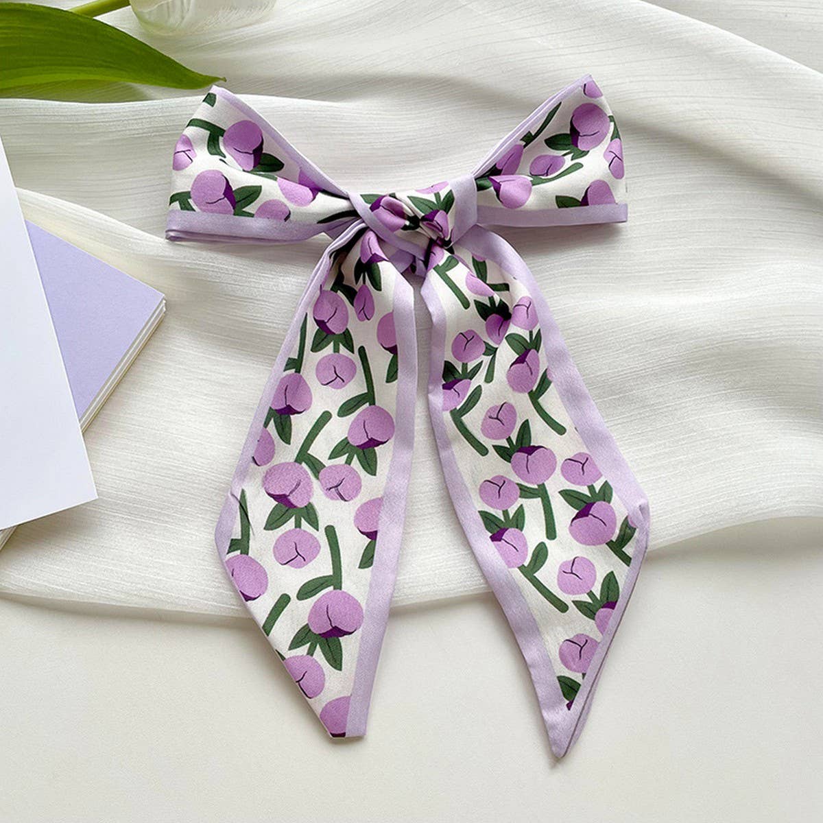 2024 NEW STYLE PURPLE FLORAL STRIPED SCARF_CWASC0710