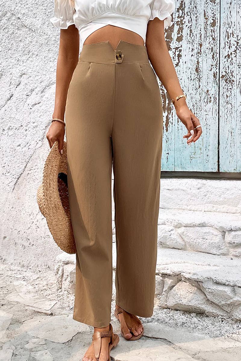 CWBLP1776_NEW FASHION SOLID COLOR CASUAL STRAIGHT PANTS