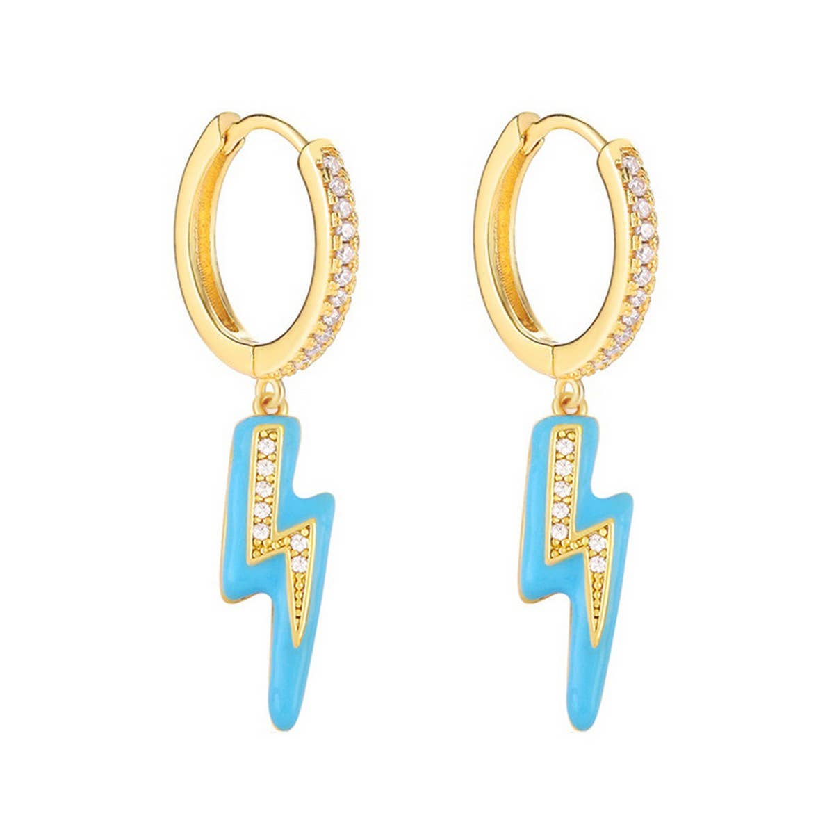 COLORFUL LIGHTNING PERSONALITY VERSATILE EARRINGS