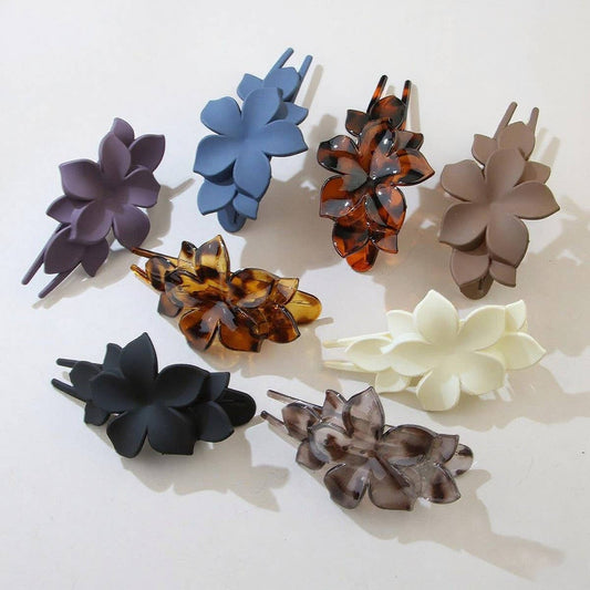 CWAHA07409_FLORAL DUCKBILL HAIR CLIP FOR WOMEN