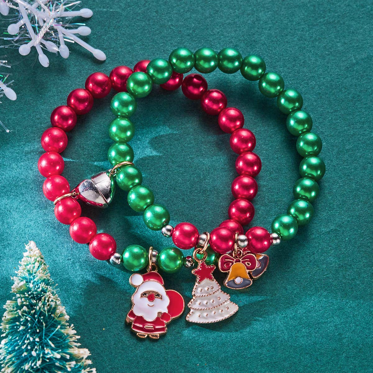 CHRISTMAS TREE NEW LOVE MAGNETIC BRACELET