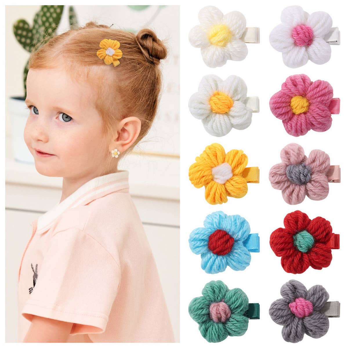 2024 NEW KNITTED FLOWER HAIRPIN FOR CHILDREN_CWAHA2350