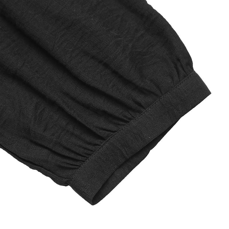 Ethnic style loose five-minute sleeve dress