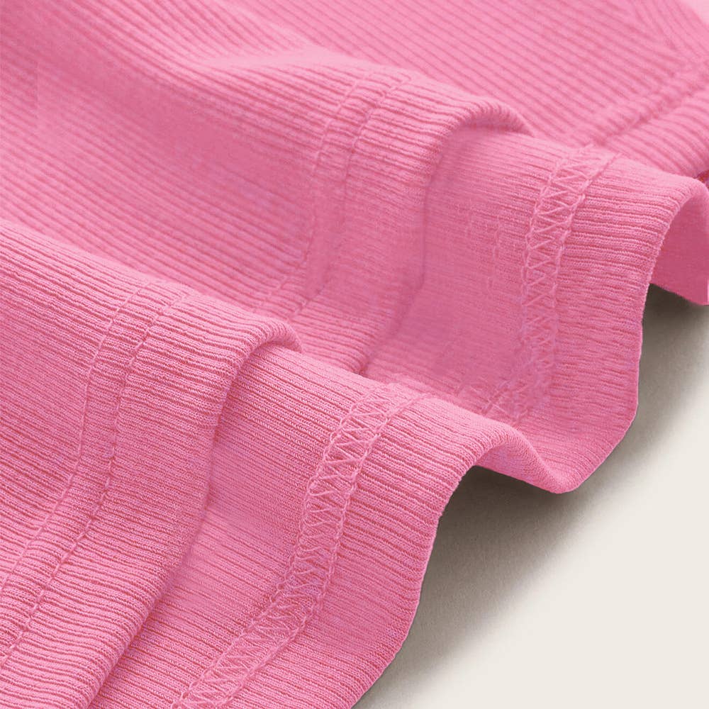 Slimming heart-shaped solid-color halter top