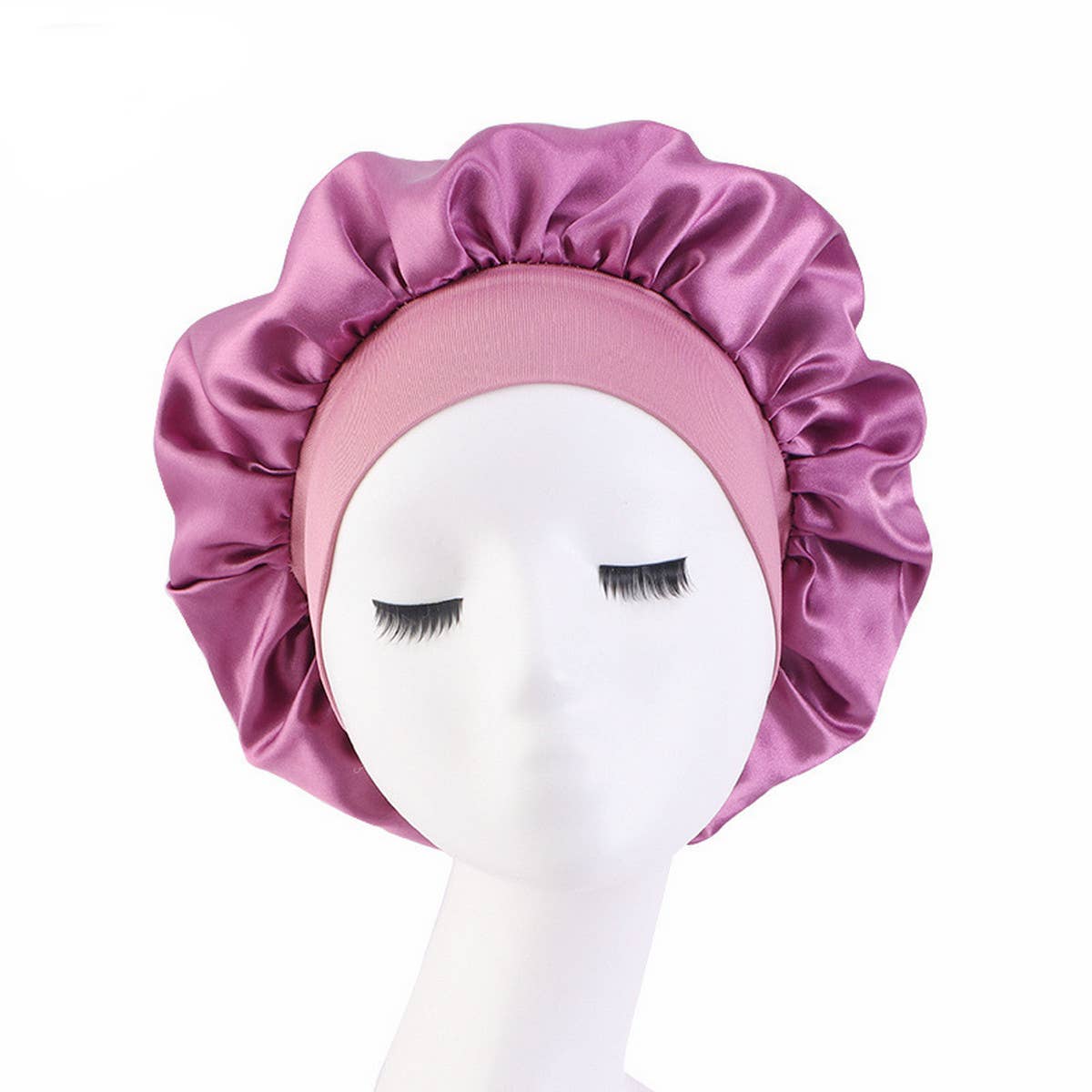 NEW WIDE-BRIMMED NIGHTCAP WITH HEADBAND_CWAH1486