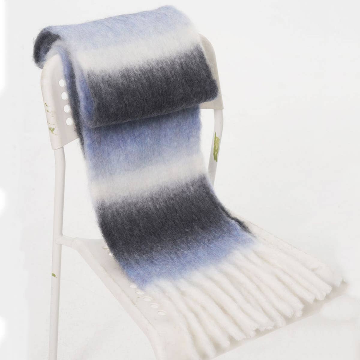 Gradient Wool Scarf for Women-Luxury Winter Warmth