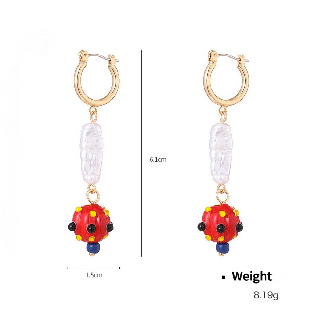 FASHION NATURAL STONE SHELL EARRINGS FOR WOMEN_CWAJE2955
