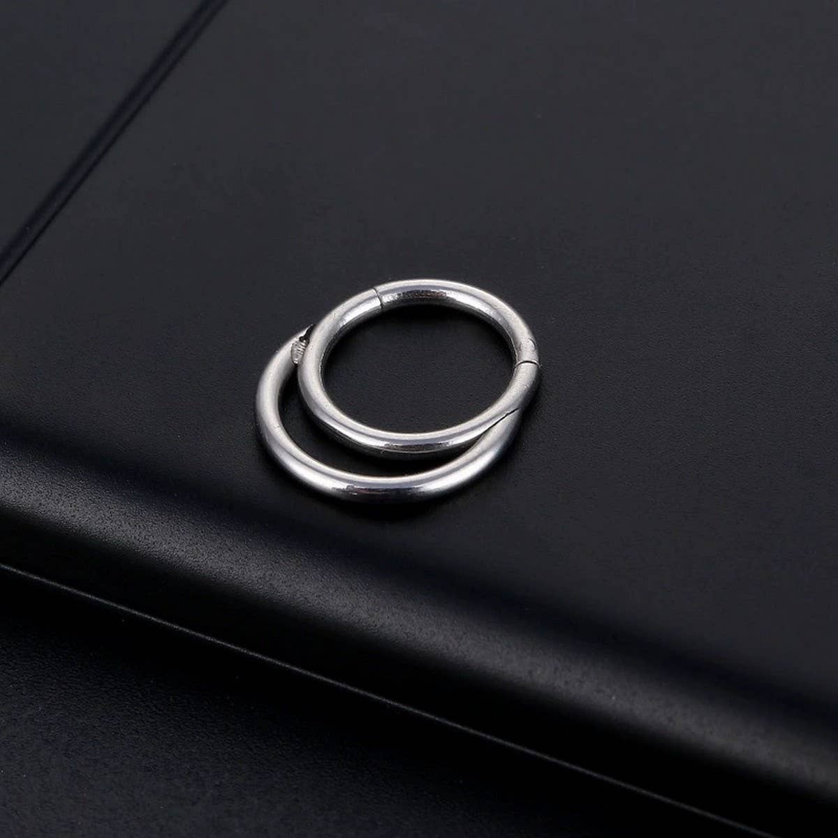 Stainless Steel Nose Stud with Elegant Design_CWMM9535