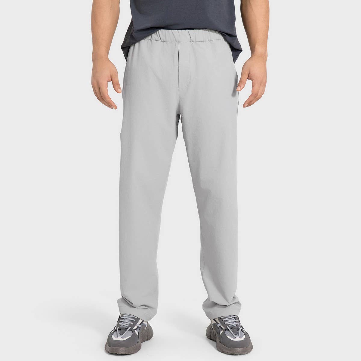 Men's Quick Dry Straight Pants, Loose Fit