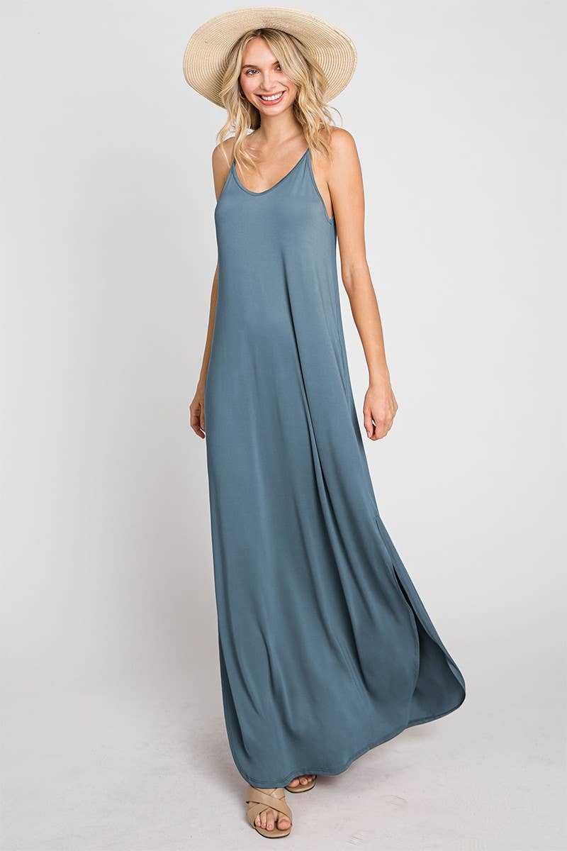 CWDMD813_CAMI MAXI DRESS WITH POCKETS