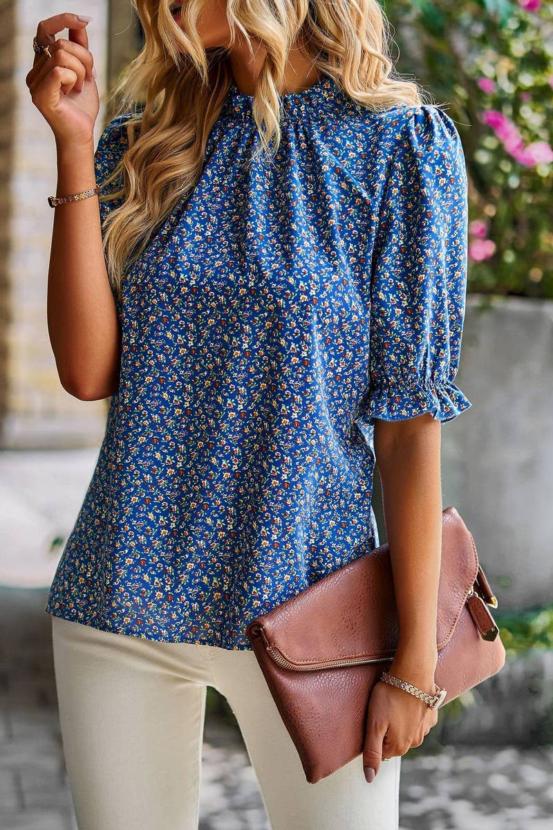 HOLIDAY CASUAL FLORAL SHIRT_CWTSTS0165