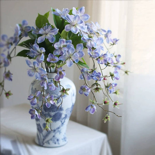 Single Stem Jasmine & Begonia Artificial Flower_CWMM6516