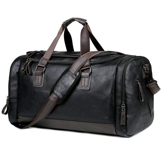 Men's PU Travel Bag, Extra Large Capacity_CWAB5169