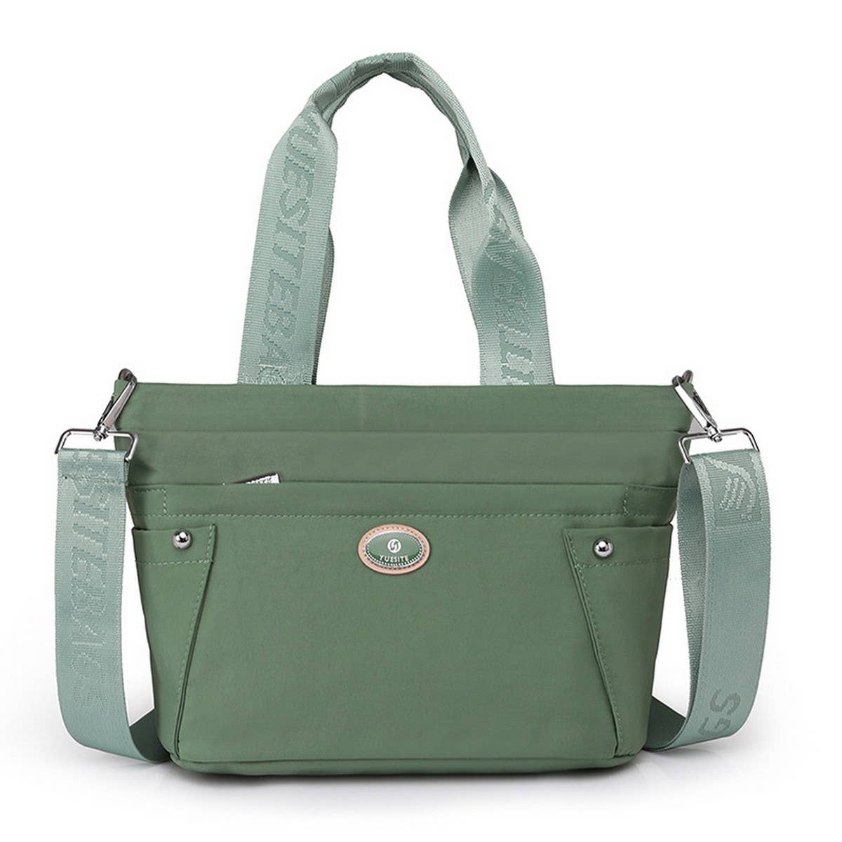 NYLON FABRIC MULTIPOCKET SHOULDER AND CROSSBODY BAG_CWAB3513