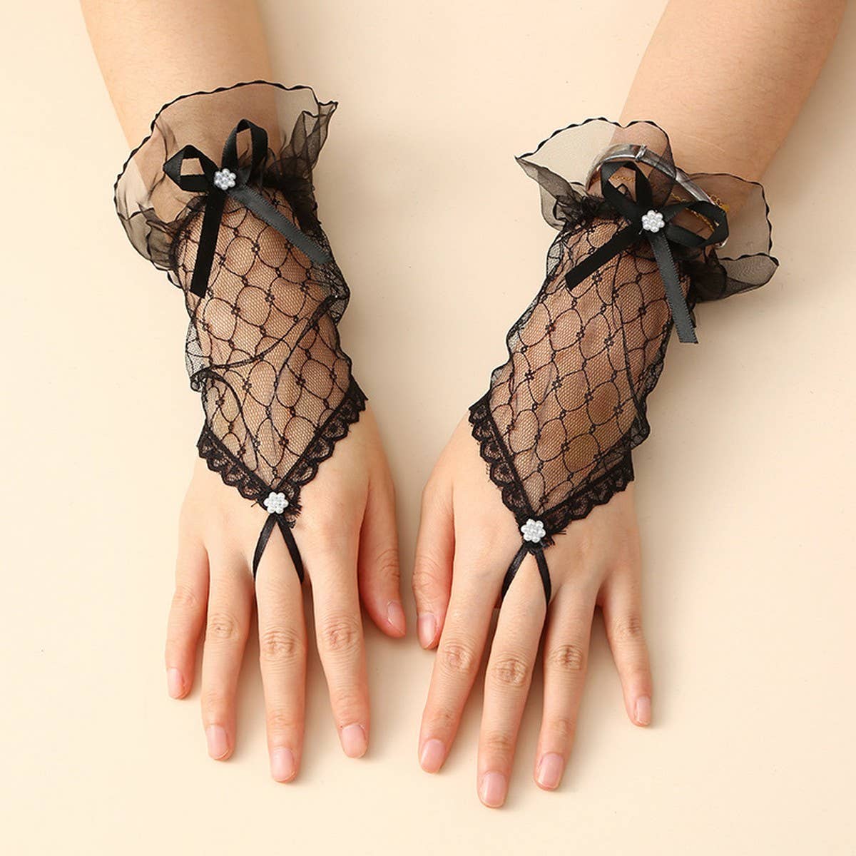 CWAG0287_LACE PARTY BIRTHDAY DANCINGACCESSORIES GLOVES