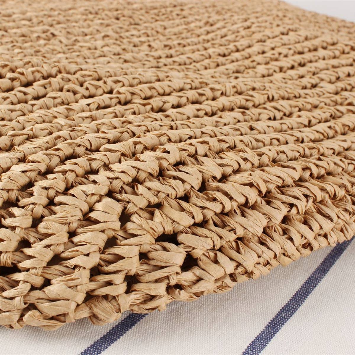 CASUAL HANDMADE TASSEL SEASIDE WOVEN BAG_CWAB2020