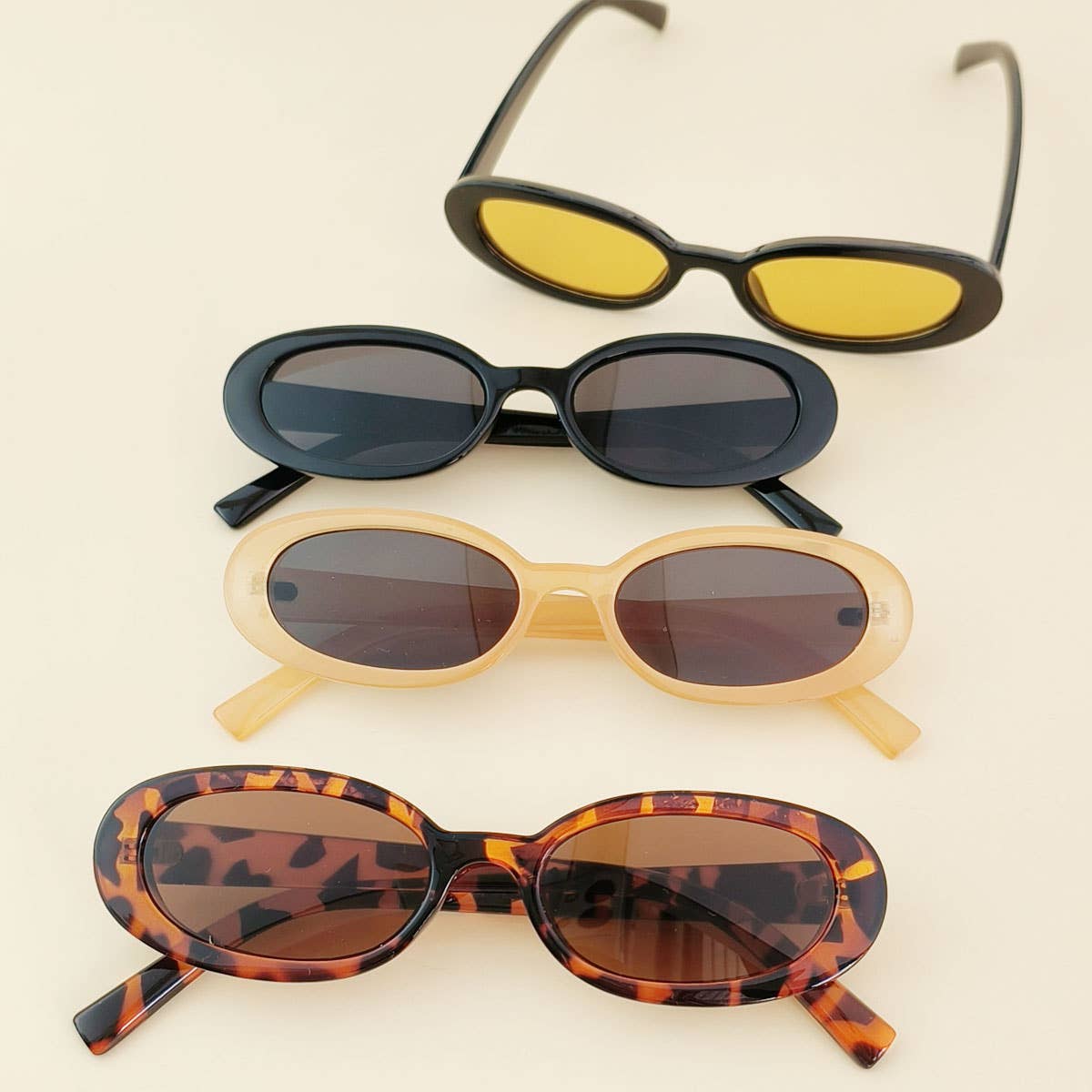 OVAL HIP-HOP RETRO SMALL-FRAME SUNGLASSES WOMEN_CWASG0249