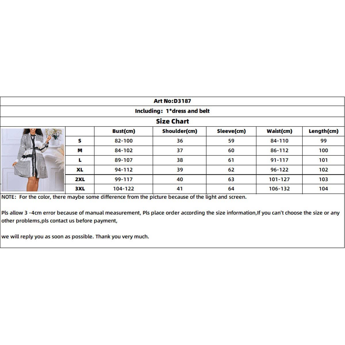 PRINTED PLEATED FASHION TIE CASUAL PLUS SIZE DRESS_CWDSD6160