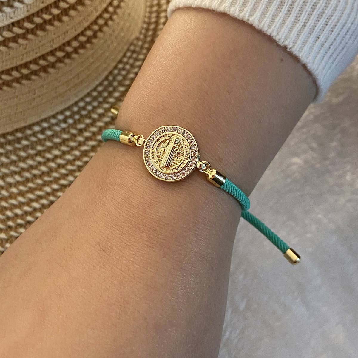 ADJUSTABLE COPPER MICRO-EMBELLISHED BRACELET_CWAHA0887