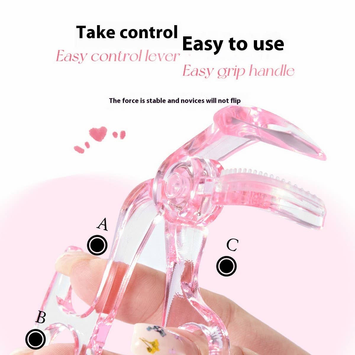 Frameless Eyelash Curler, Portable & Natural