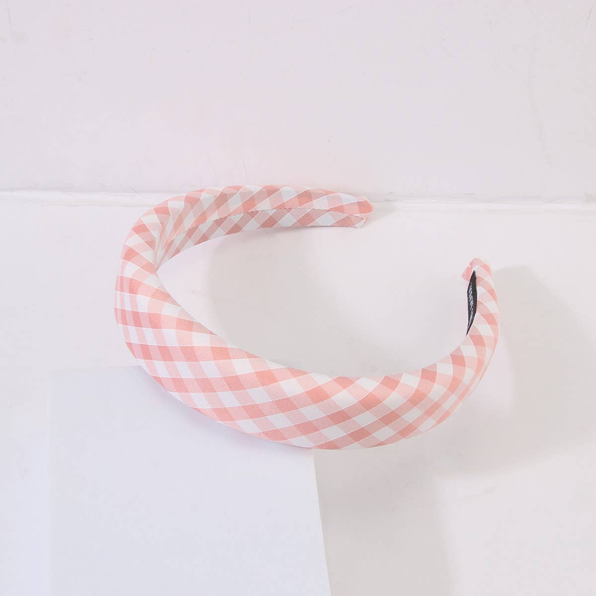 WOMEN FASHION PLAID WIDE-BRIMMED HEADBAND_CWAHA0476