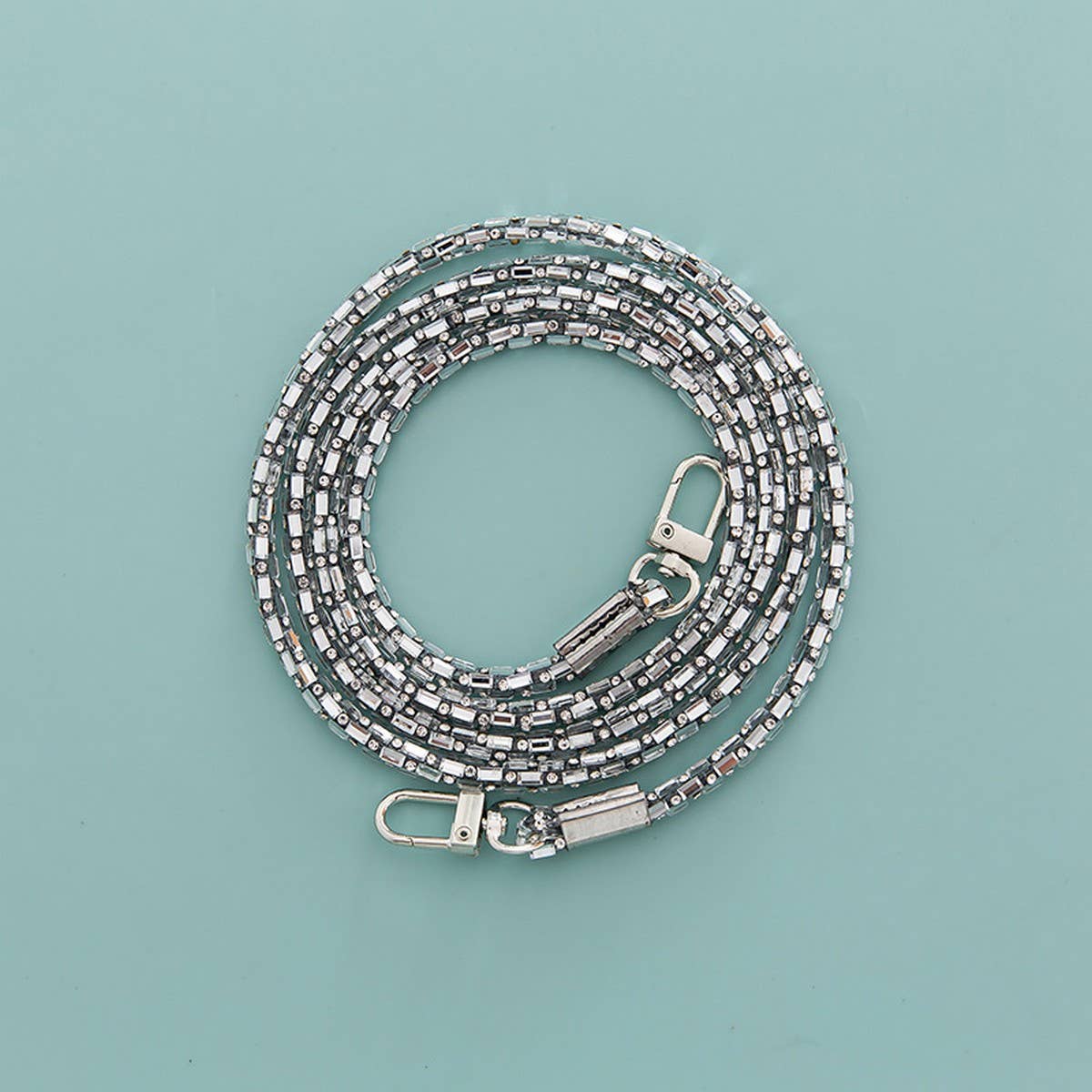 Glass Mirror Rhinestone Phone Chain,Bags Strap