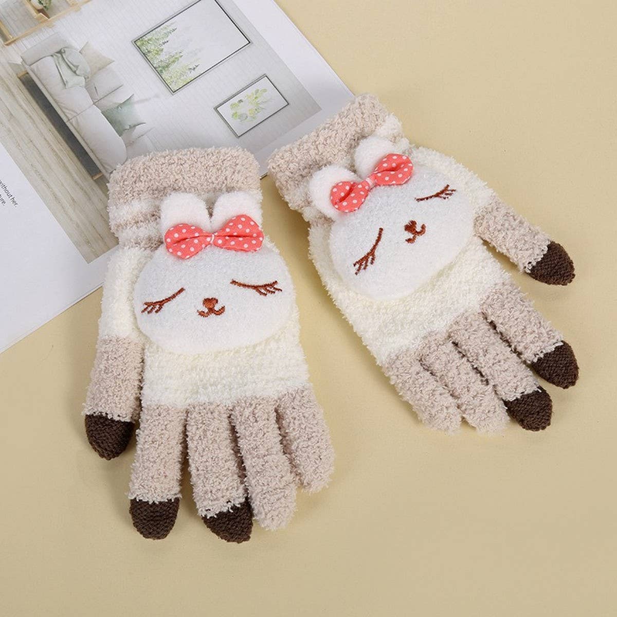 WINTER WARM CYCLING GLOVES FOR OLDER KIDS_CWAG0154