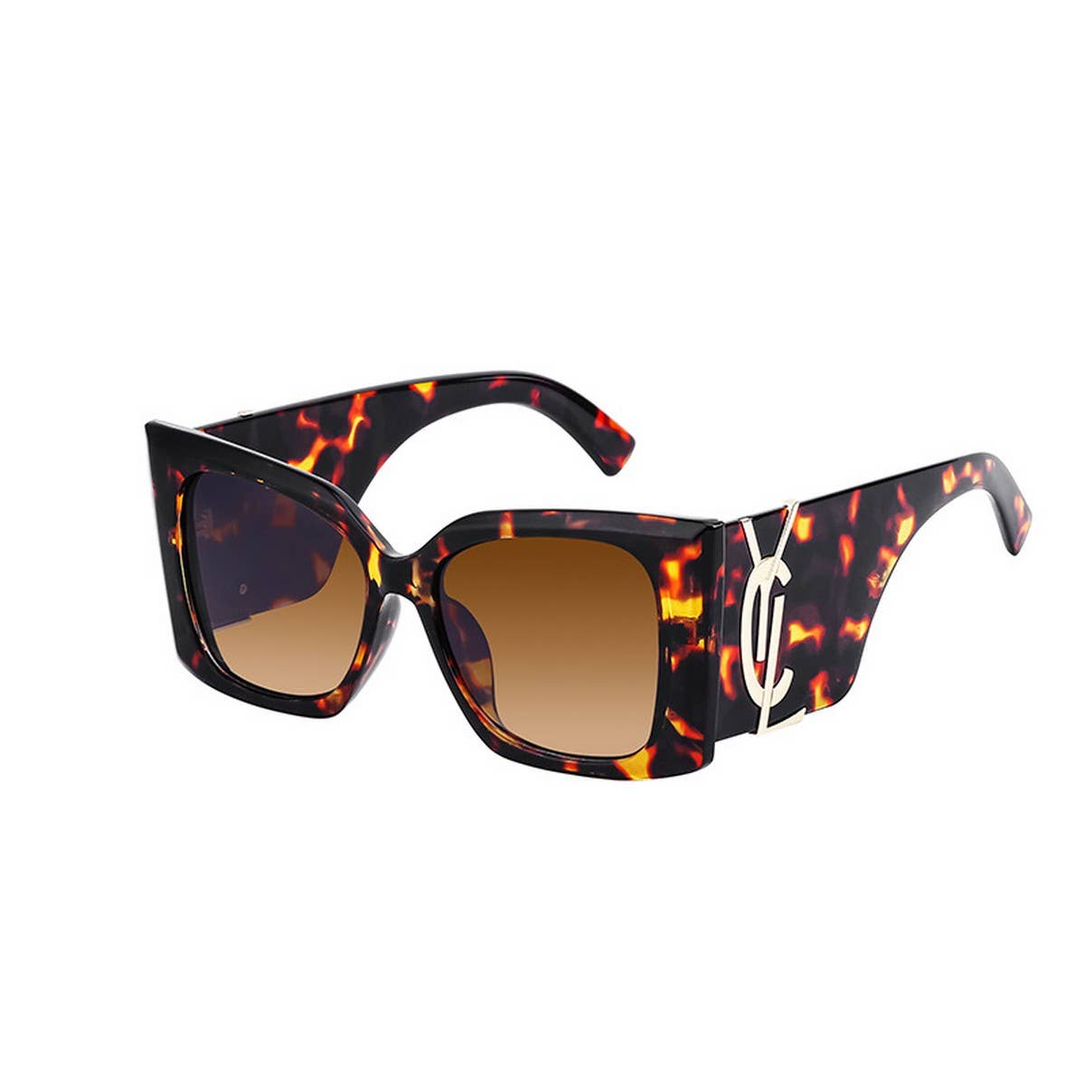 FASHION LARGE FRAME CAT-EYE SUNGLASSES_CWASG0572