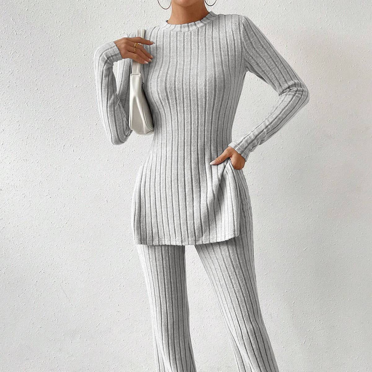 Simple lazy style fashion home two-piece set