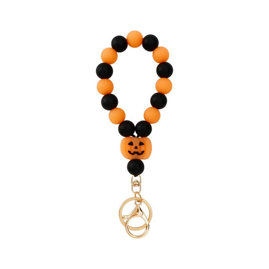 EXAGGERATED LUMINOUS PUMPKIN BRACELET KEYCHAIN_CWMM1212