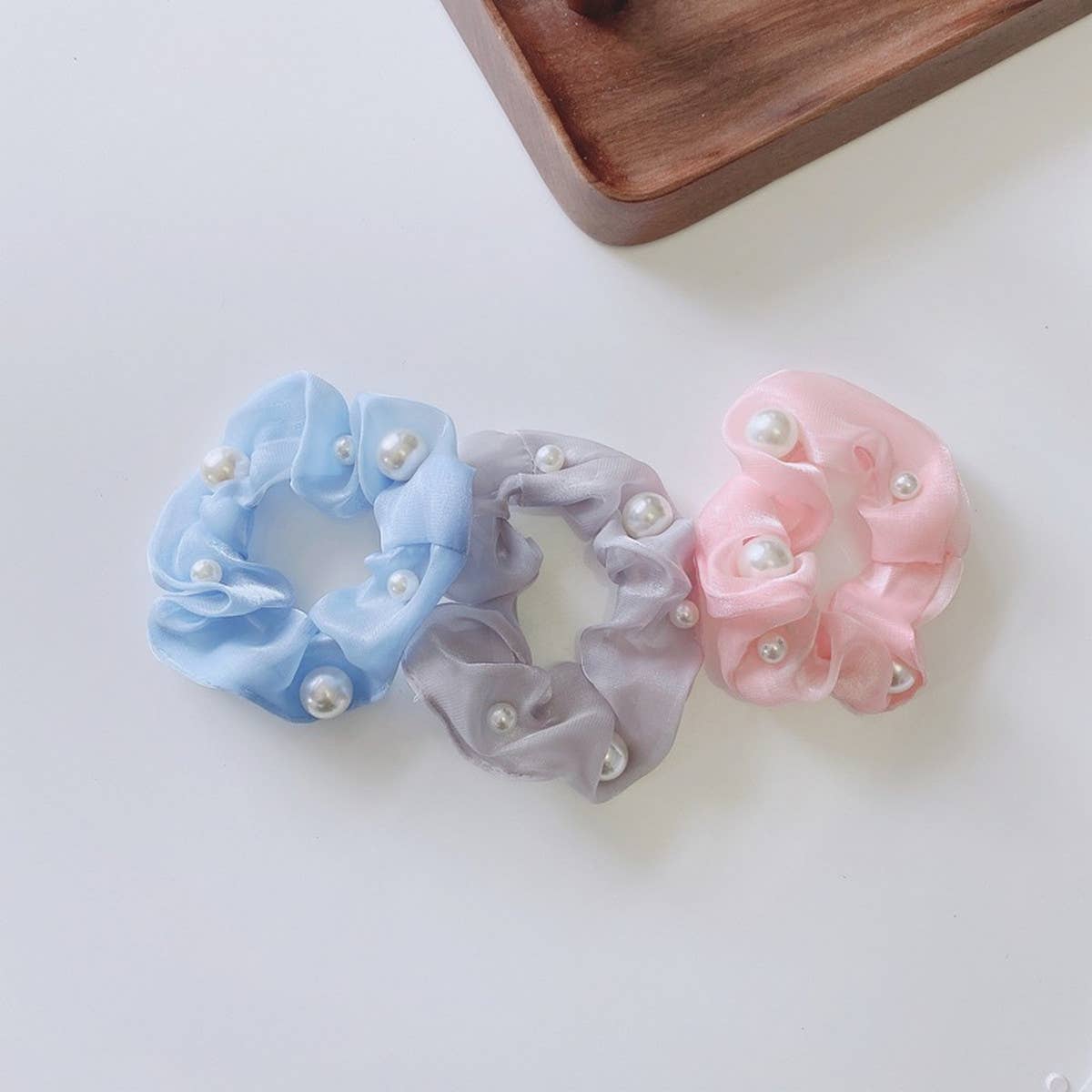 CHILDREN'S PEARL PURE COLOR HAIR TIE