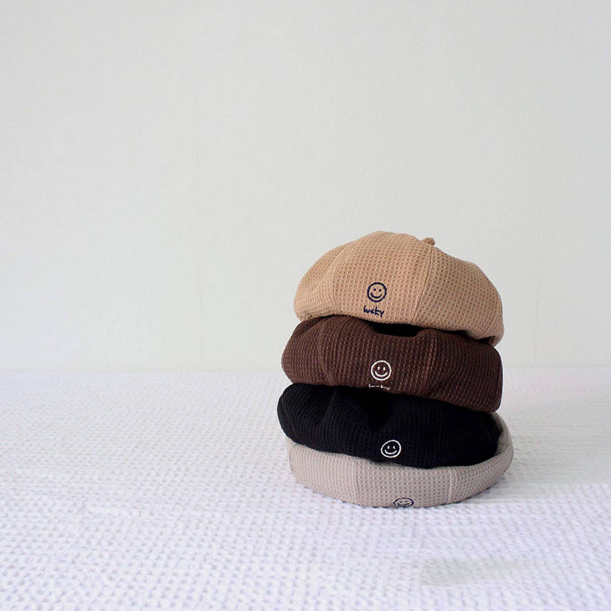 CHILDREN'S SIMPLE AND FASHIONABLE SMILEY BERET_CWAH2922