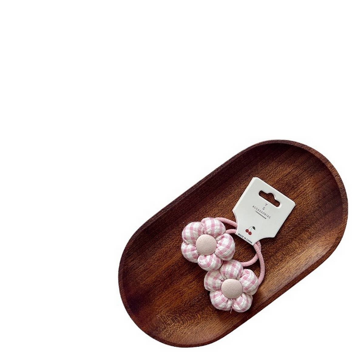 NEW CUTE PLAID CHILDREN'S HAIR ROPE