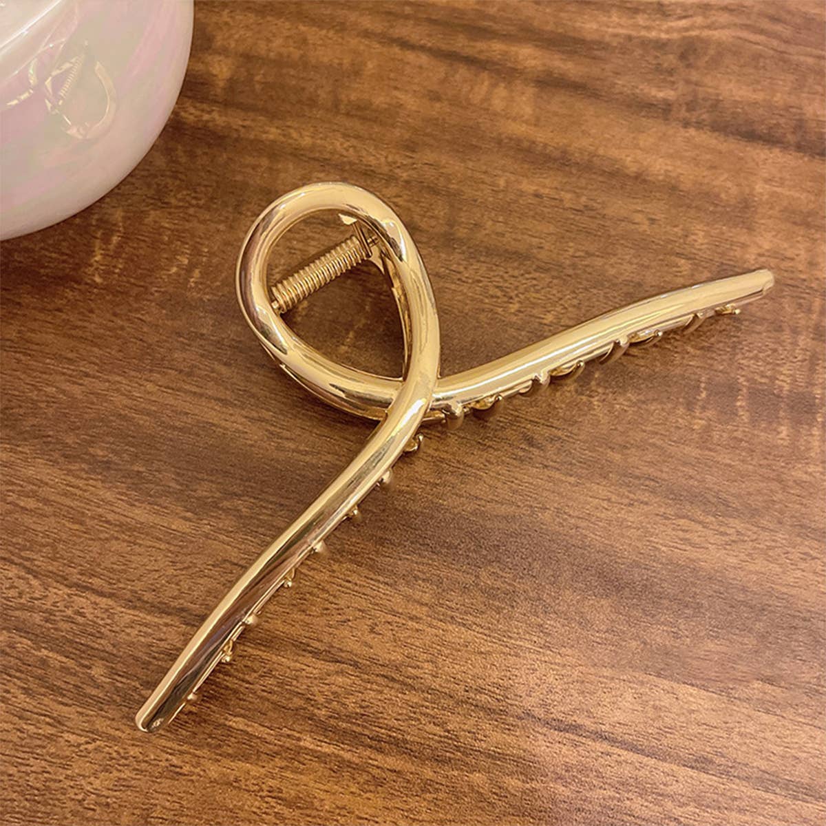 Oversized Metal Hair Claw ??13.5cm Minimalist Clip_CWAHA2375