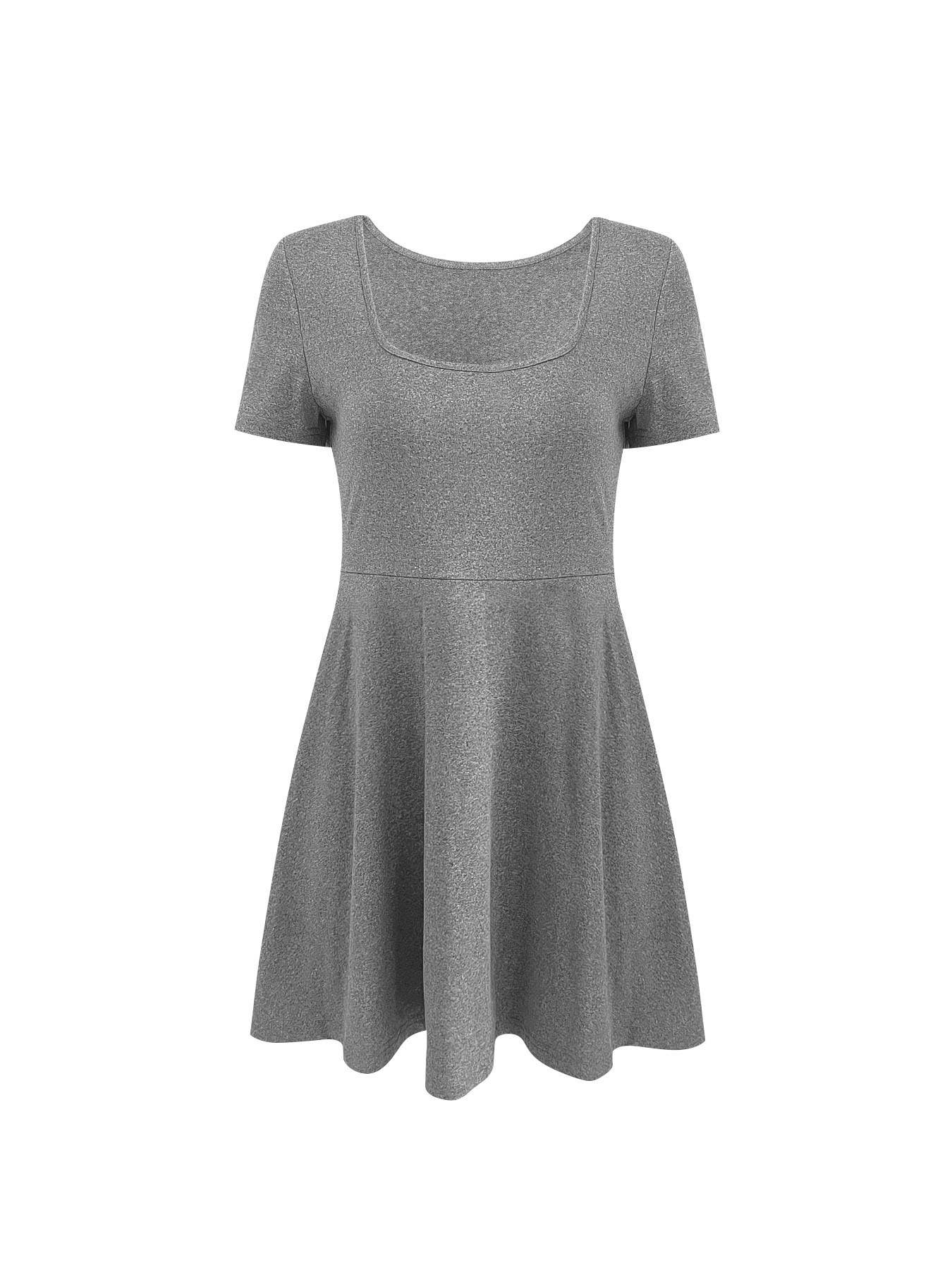 Waist-cinching dress and anti-glare shorts set