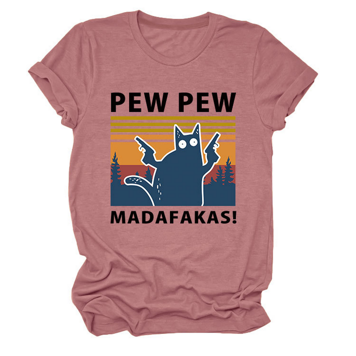 Ladies' Summer Tee, Casual Loose Fit T-Shirt_CWTTS1492